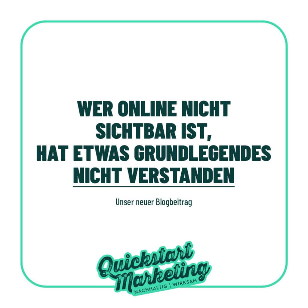 Online nicht sichtbar