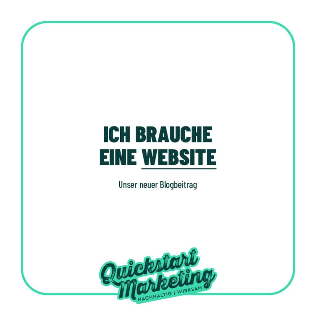 Ich brauche eine Website