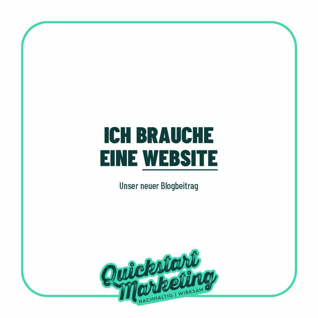 Ich brauche eine Website