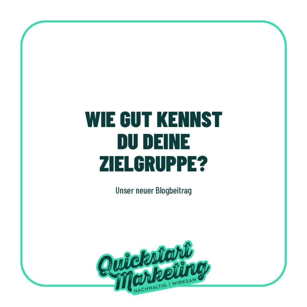 Kennst du deine Zielgruppe