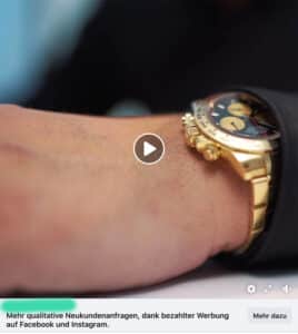 Online Marketing braucht keine Rolex