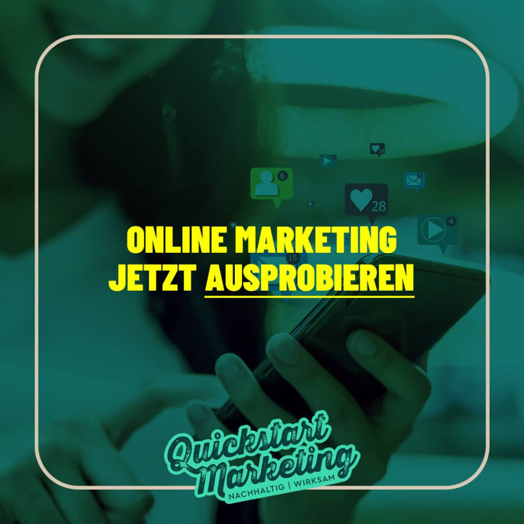 Online Marketing ausprobieren