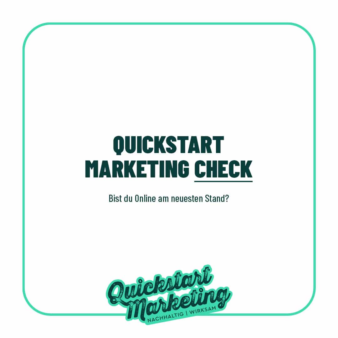 Quickstart Marketing Check