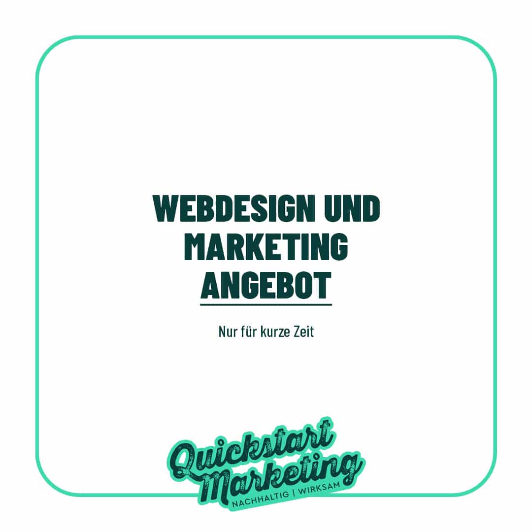 Webdesign & Marketing Angebot