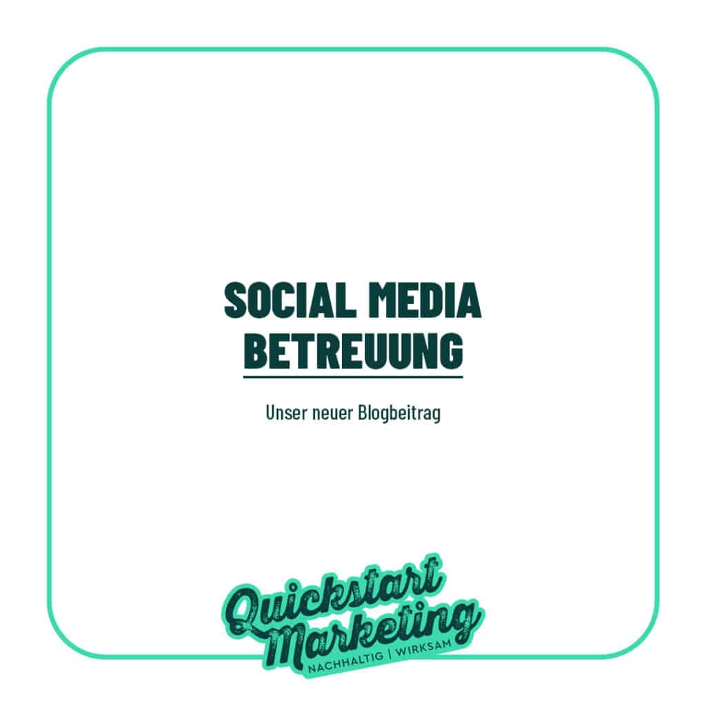 Social Media Betreuung