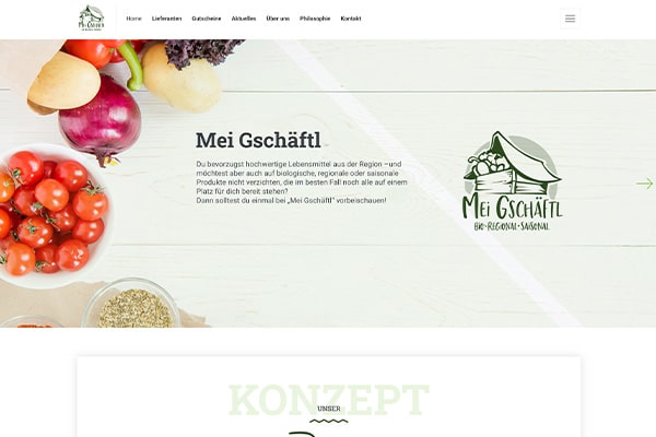 Webdesign lokales Geschäft