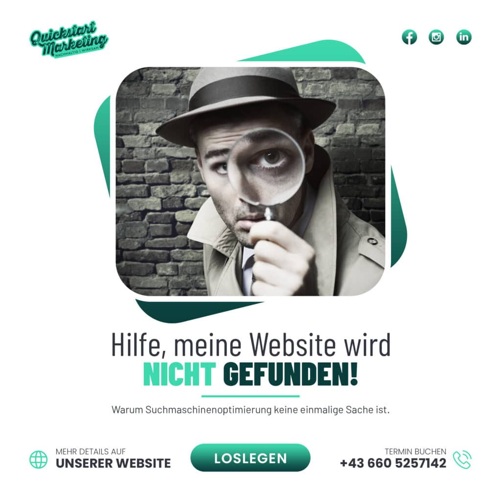 meine Website wird NICHT GEFUNDEN