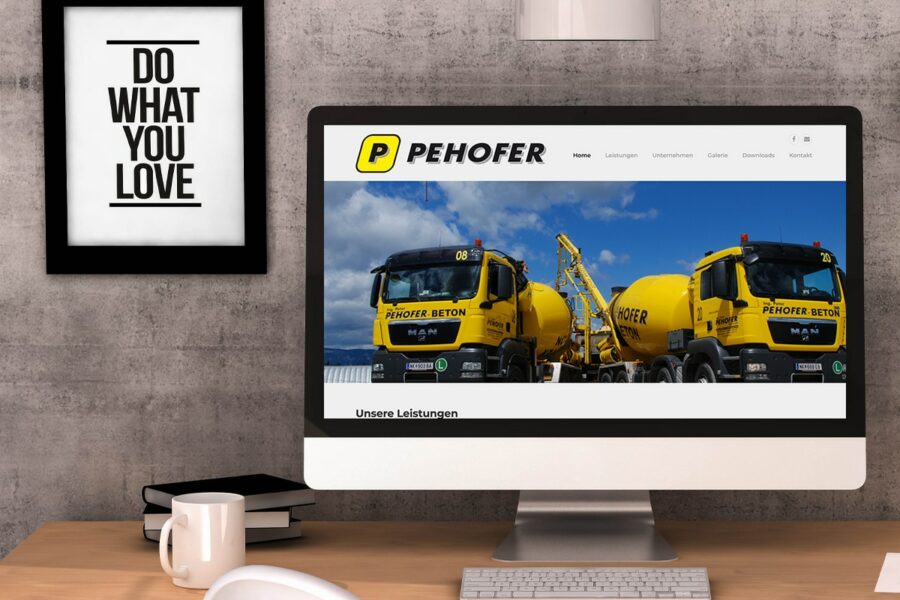 Pehofer GmbH – Webdesign